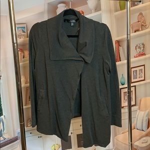Gray Asymmetrical Jacket